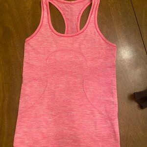 Lululemon Pink Racerback Tank Top